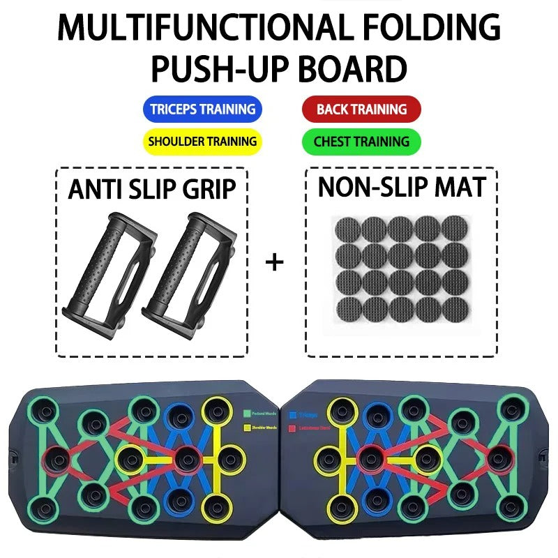Elite PushUp Board – Portable Home Workout Trainer - Essence Home N Wellness